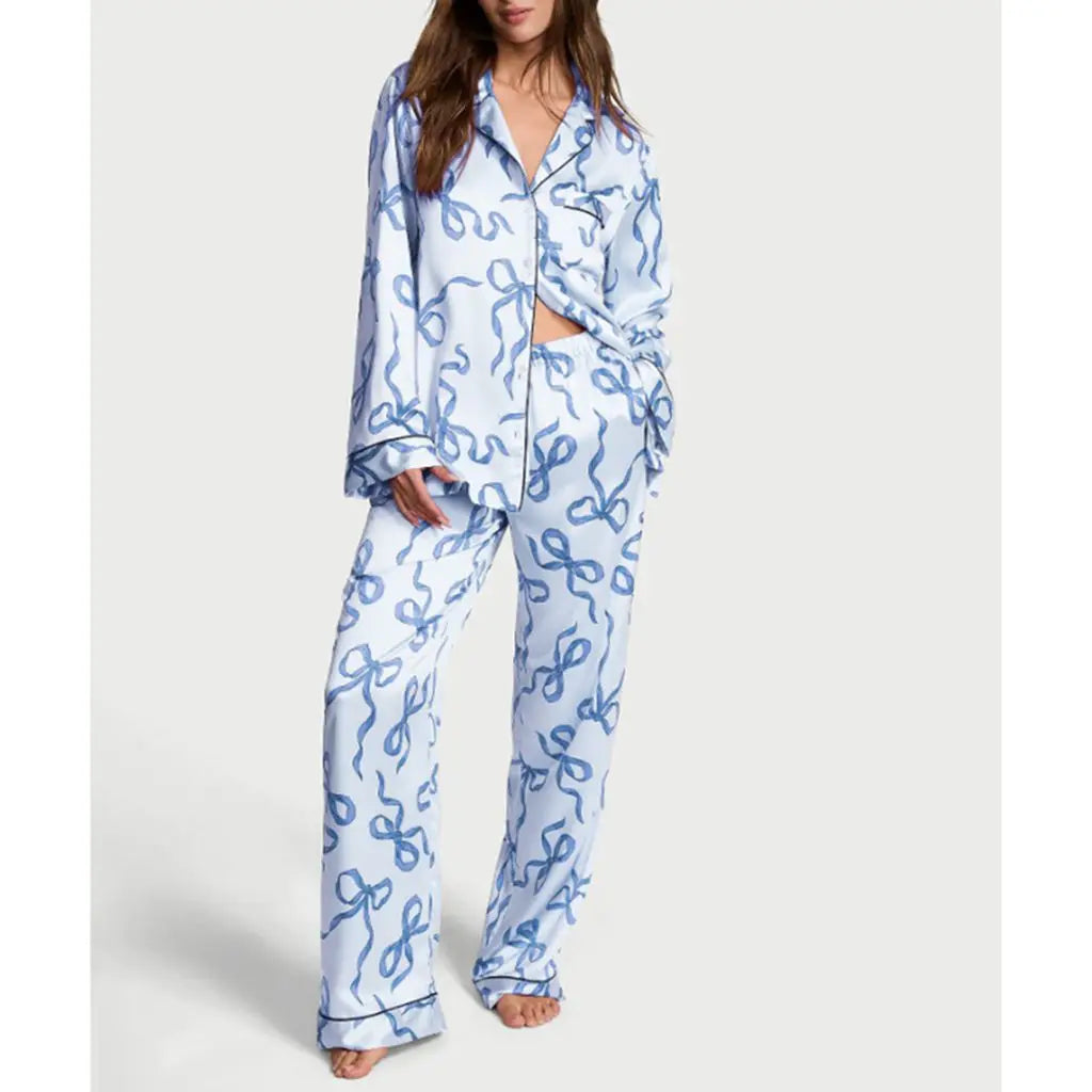 Satin Éclat™ 2Pcs Satin Pajamas Loungewear