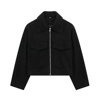 Lunara Winter™ Cropped Wool Blend Jacket