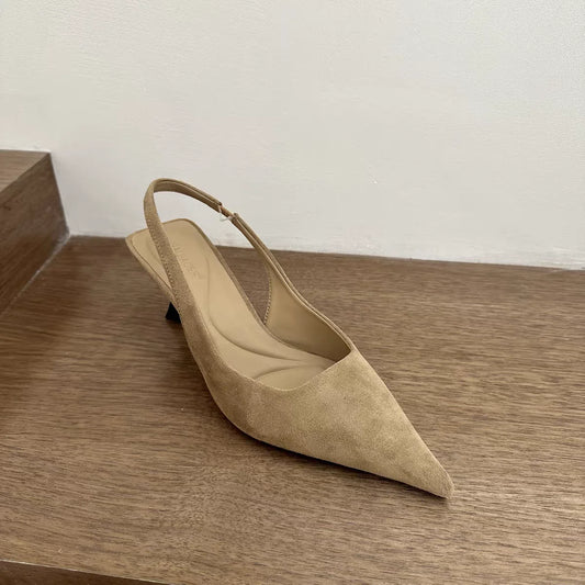 Solenne Shoes™ Pointed Mini Heel Pumps