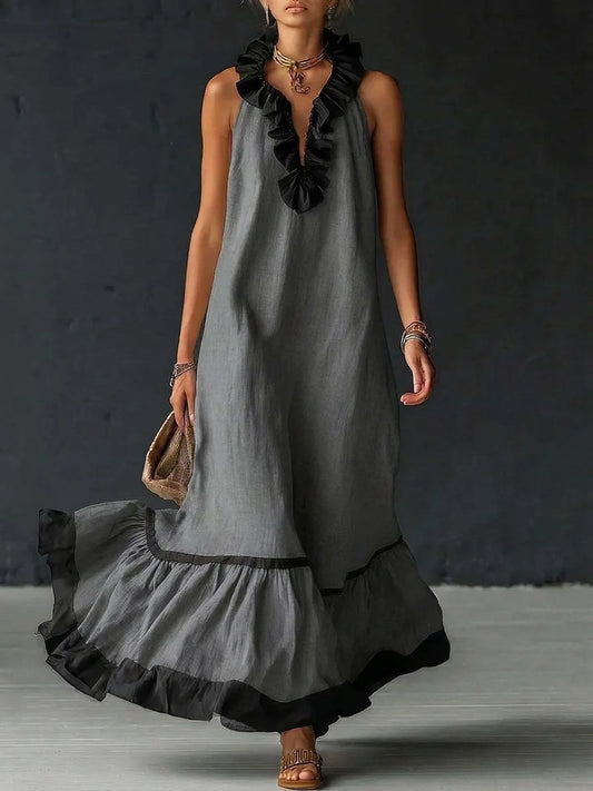 Amoura Dresses™ Women’s Sleeveless V-Neck Dress