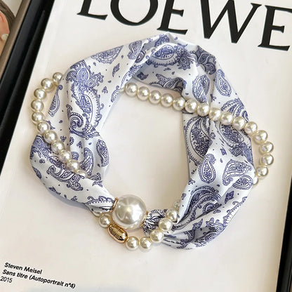 SatinÉclat™ Silk Thin Pearl Necklace
