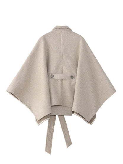 Lunara Winter™ Woolen Cape Coat for Women