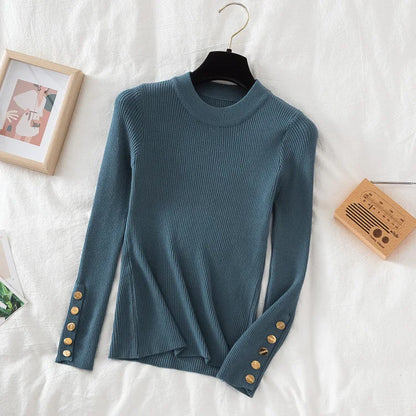 Pull à col roulé Lunara Winter™ avec détails de boutons