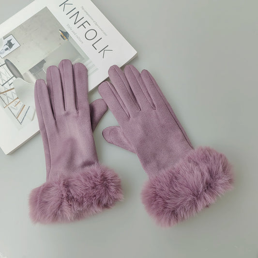 Lunara Winter™ Suede Leather Warm Gloves
