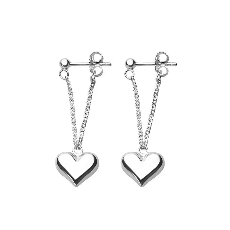 Elara Jewelry™ Amora Heart Drop Earrings