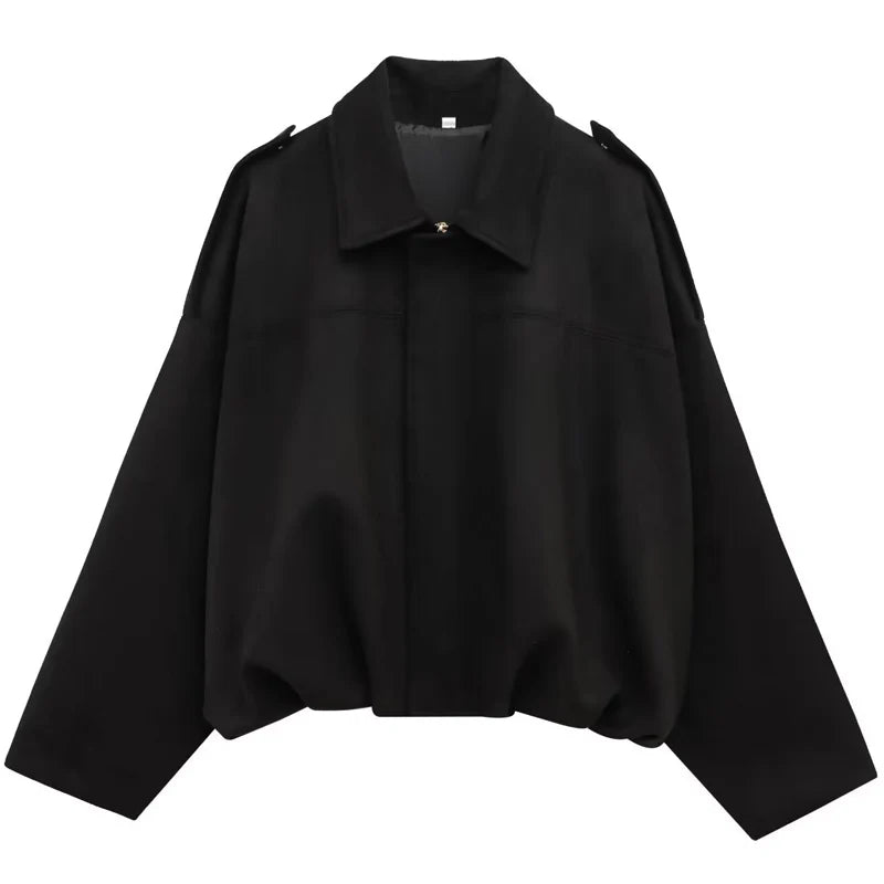 Lunara Winter™ Cropped Faux Suede Utility Jacket