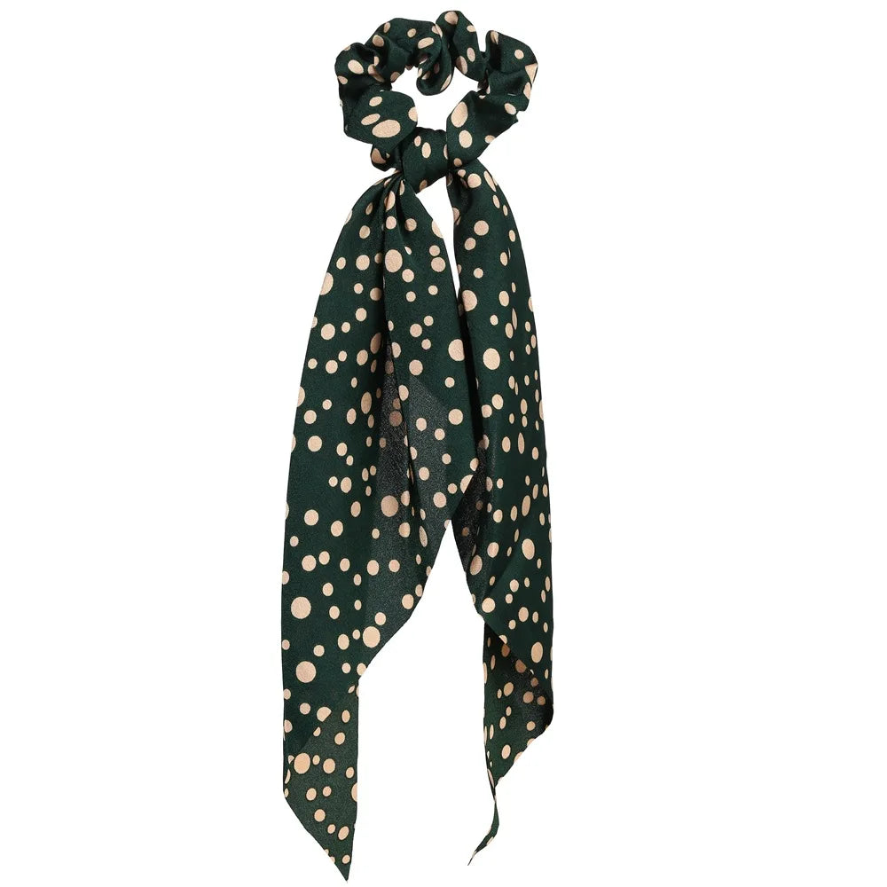 SatinÉclat™ Bow Satin Long Scrunchies