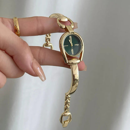 Velya Watches™ Vintage-Armbanduhr, hell