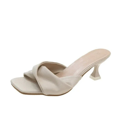 Solenne Shoes™ Talons mi-longs à bout ouvert