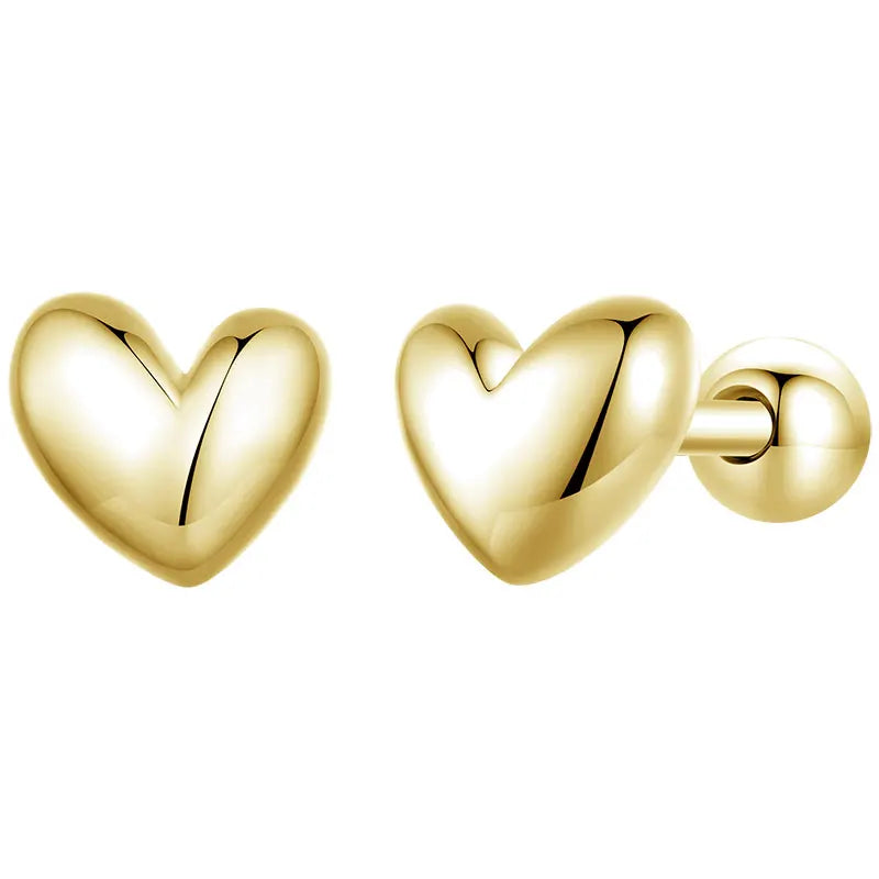 Bông tai hình trái tim mini Elara Jewelry™ Amour