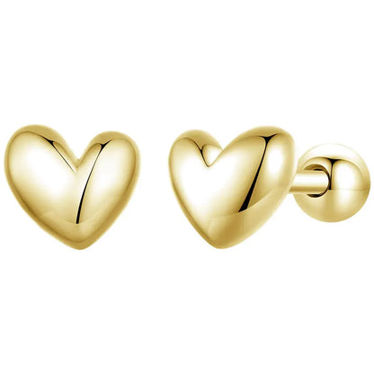 Bông tai hình trái tim mini Elara Jewelry™ Amour