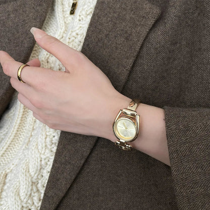 Velya Watches™ Vintage-Armbanduhr, hell