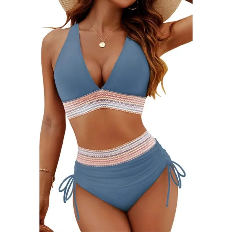 SeaLure™ Bohemian Rhapsody High-Waist Bikini