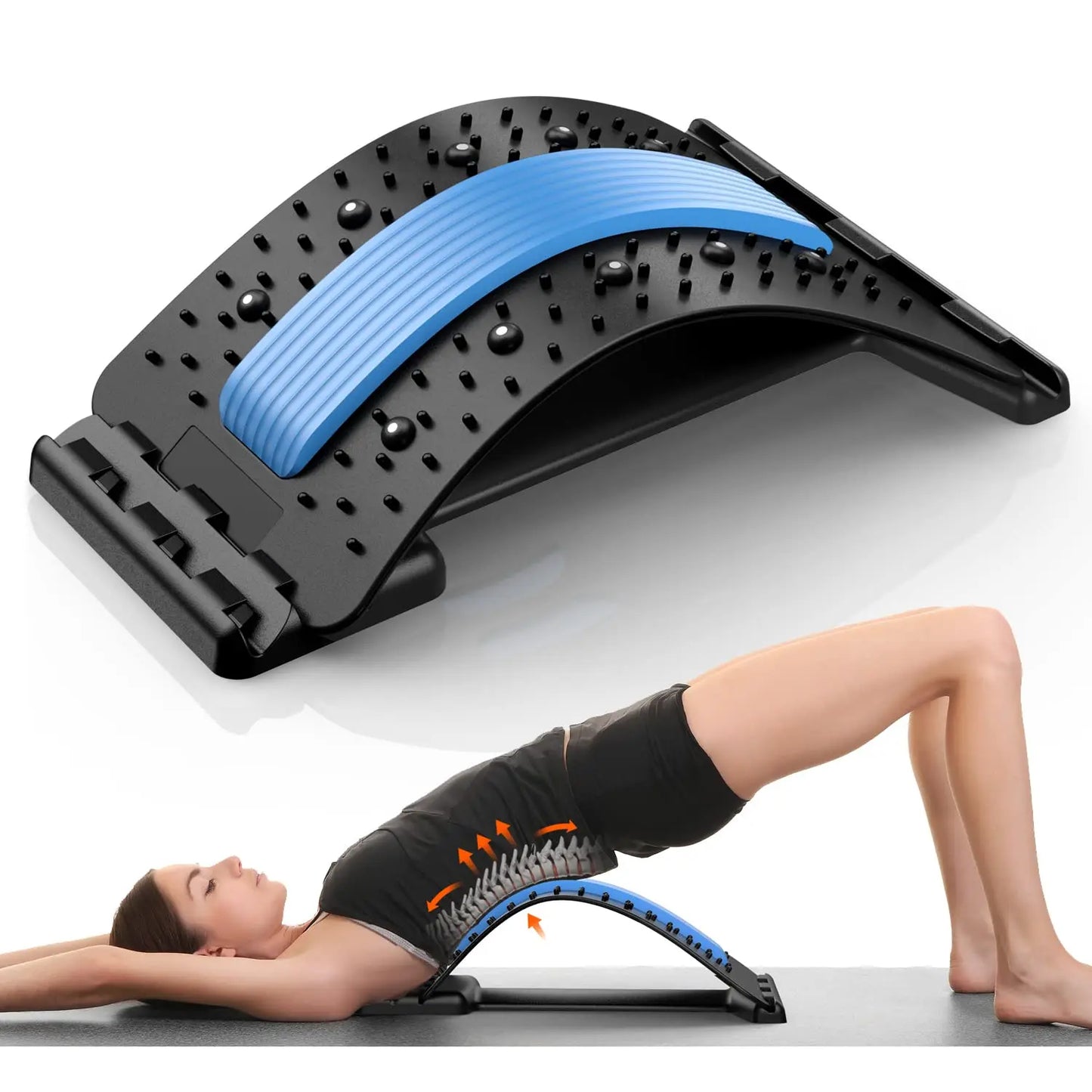 VibeFit™ SpineFlex Back Stretch Board