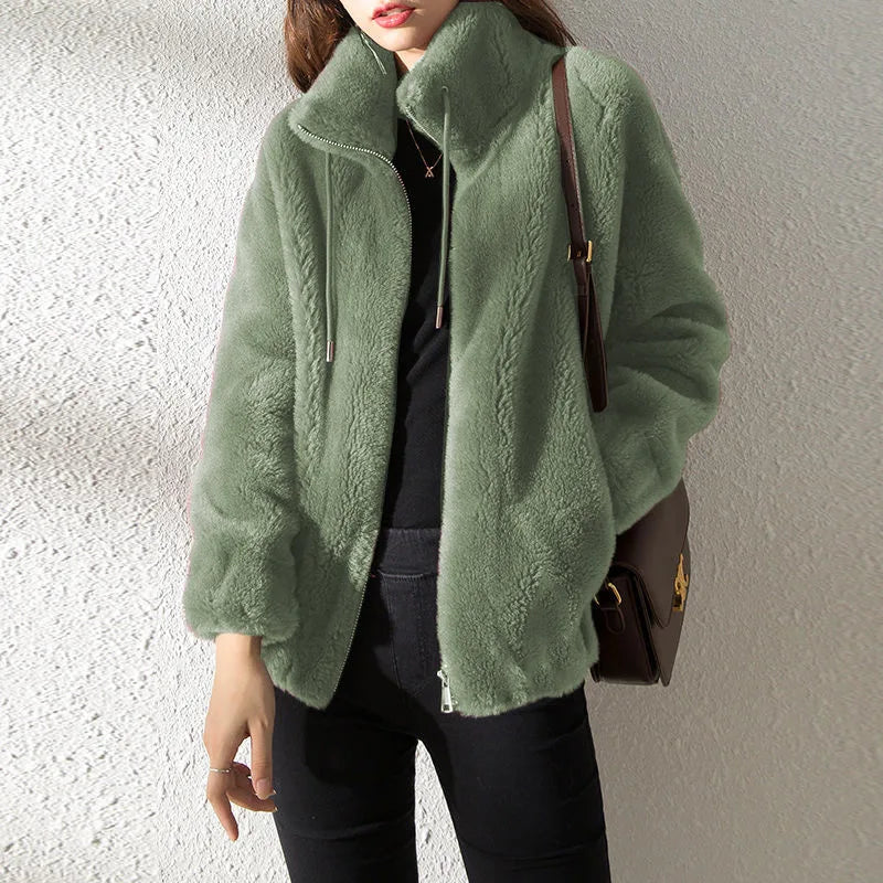 Lunara Winter™ Plush Thick Warm Zipper Coat