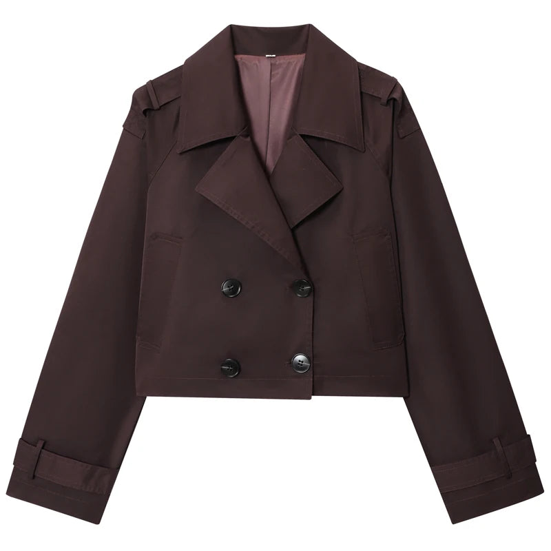 Lunara Winter™ Women’s Cropped Trench Coat