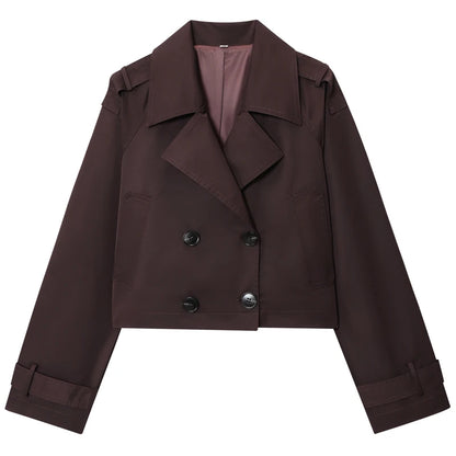 Lunara Winter™ Women’s Cropped Trench Coat