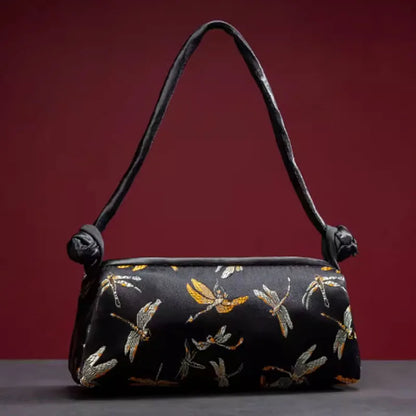 Bolsa feminina bordada em seda ÉlanBag™