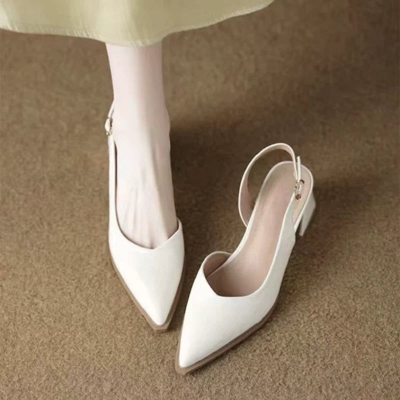 Solenne Shoes™ Talons élégants à bout pointu
