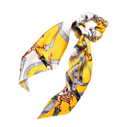 SatinÉclat™ Bow Satin Long Scrunchies