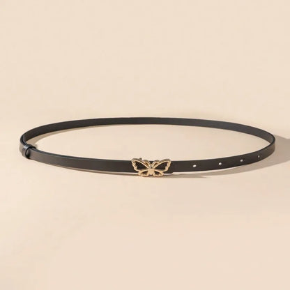 ÉlanBag™ Leather Belt Butterfly Buckle