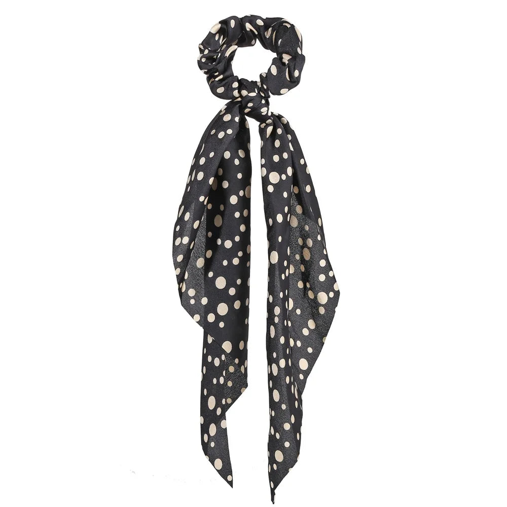 SatinÉclat™ Bow Satin Long Scrunchies