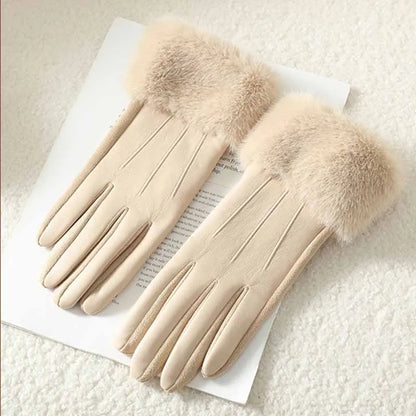 Lunara Winter™ Damen-PU-Lederhandschuhe