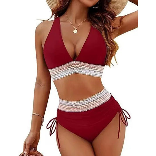 SeaLure™ Bohemian Rhapsody Bikini mit hoher Taille