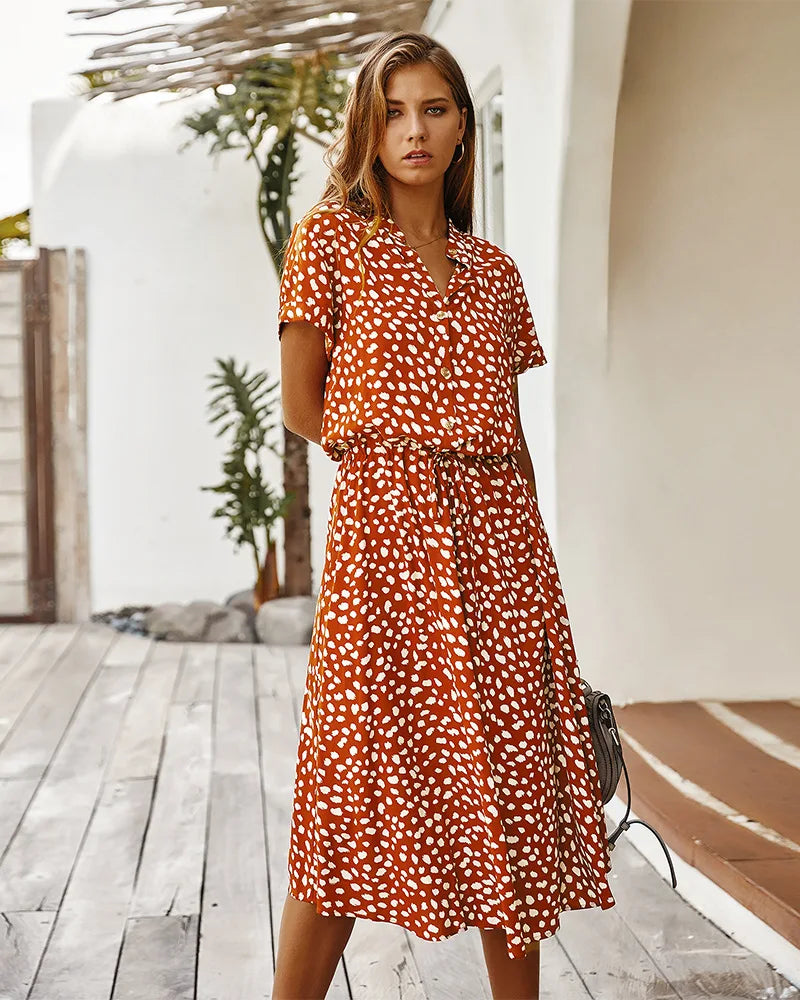 Amoura Dresses™ Robe Vintage à Imprimé Floral