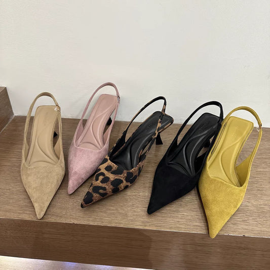 Solenne Shoes™ Pointed Mini Heel Pumps
