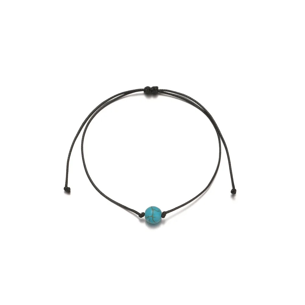 Elara Jewelry™ Luna Turquoise Anklet