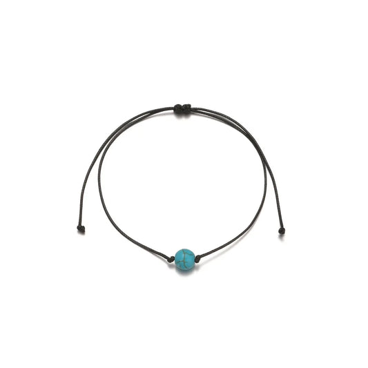 Elara Jewelry™ Luna Turquoise Anklet