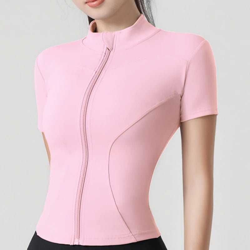 Top de alto rendimiento con cremallera Contour VibeFit™