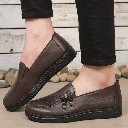 Solenne Shoes™ Leather Comfy Loafers
