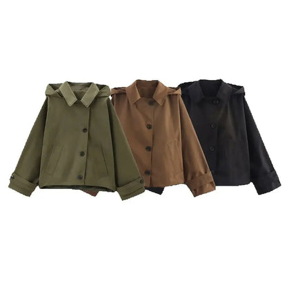 Veste utilitaire courte à capuche Lunara Winter™