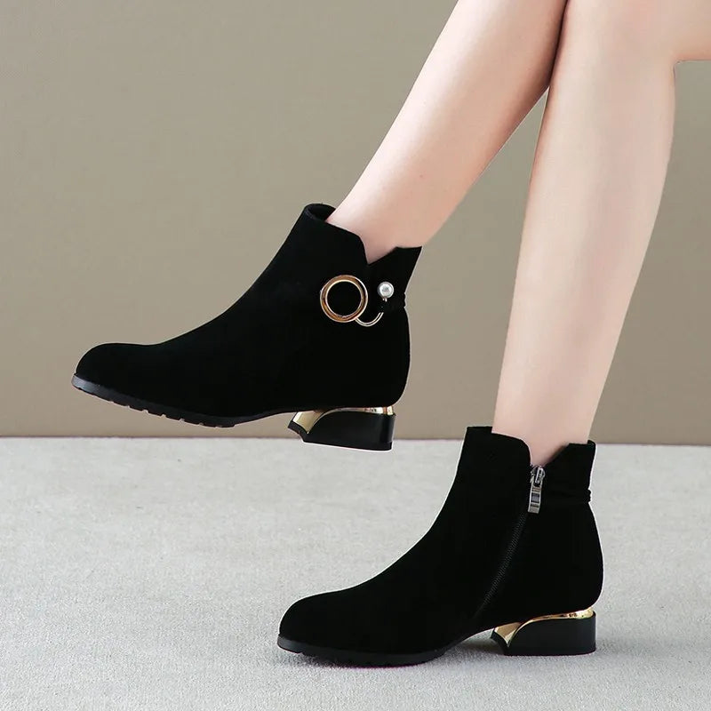 Solenne Shoes™ Women's Zip Comfort Boots