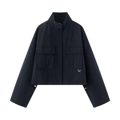 Lunara Winter™ Trendjacke mit Kragentasche