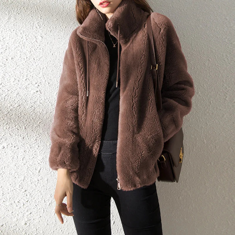 Giacca in pelliccia sintetica Teddy ultra peluche Lunara Winter™