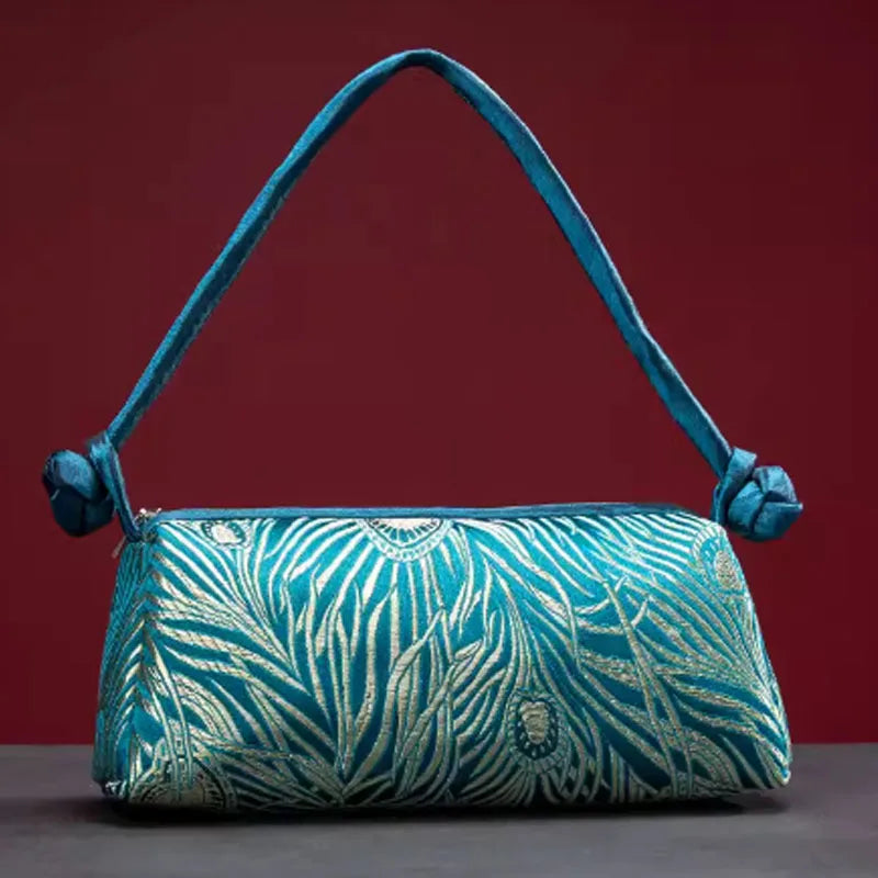Bolsa feminina bordada em seda ÉlanBag™