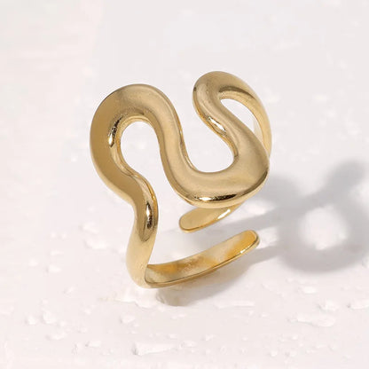 Elara Jewelry™ Veloura Flow Sculpt Ring