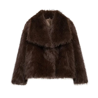 Áo khoác lông nhân tạo màu nâu Lunara Winter™