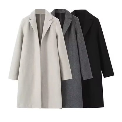 Lunara Winter™ Timeless Wool Long Coat