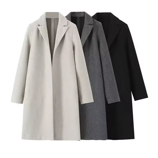 Lunara Winter™ Timeless Wool Long Coat