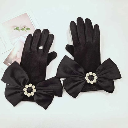 Lunara Winter™ Knitted Bow Cold Proof Gloves