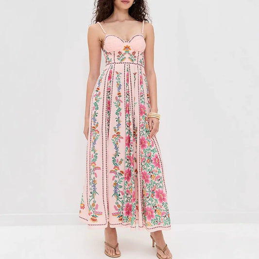 Amoura Dresses™ Ladies Floral Printed Dress