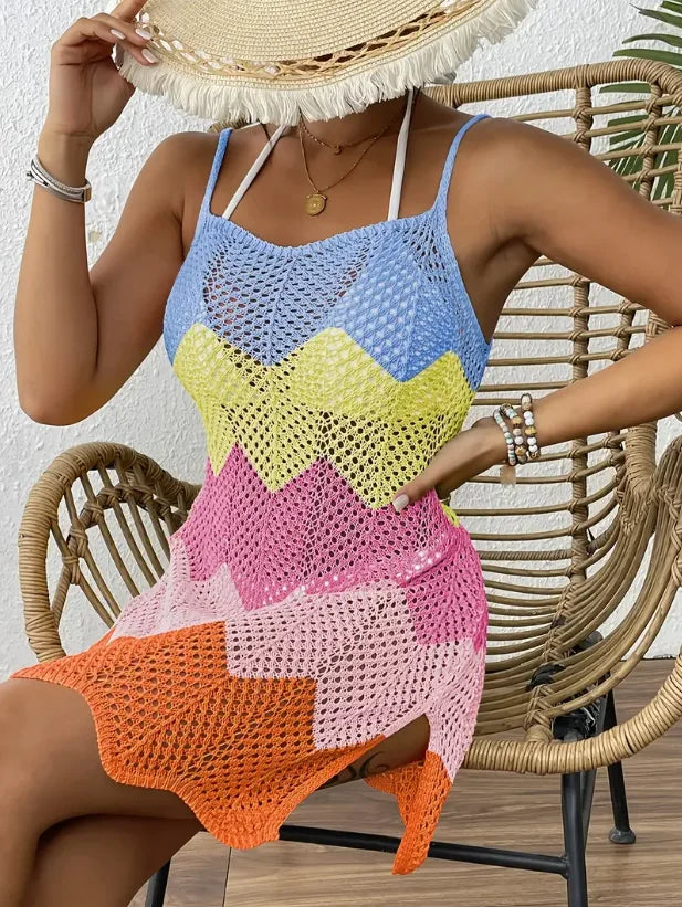 Abito in maglia SeaLure™ Brezza arcobaleno