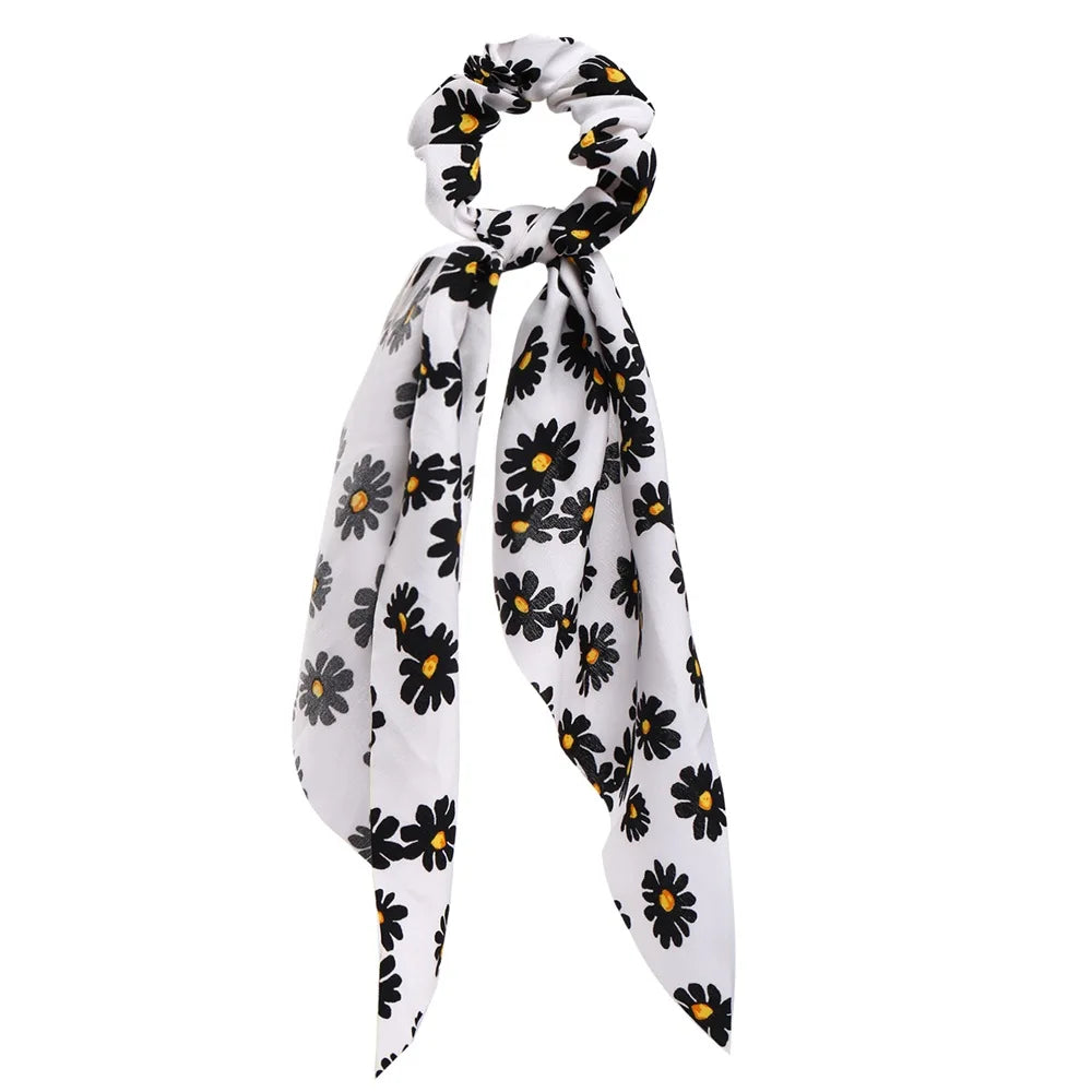 SatinÉclat™ Bow Satin Long Scrunchies