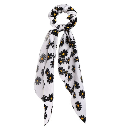 SatinÉclat™ Bow Satin Long Scrunchies
