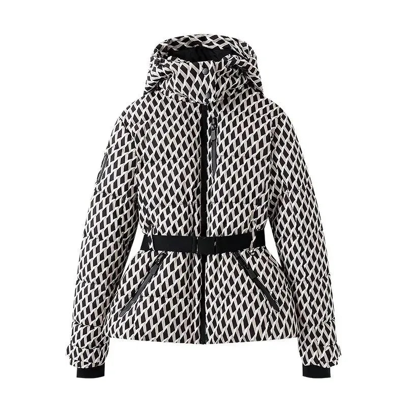 Chaqueta acolchada con capucha y cinturón Lunara Winter™
