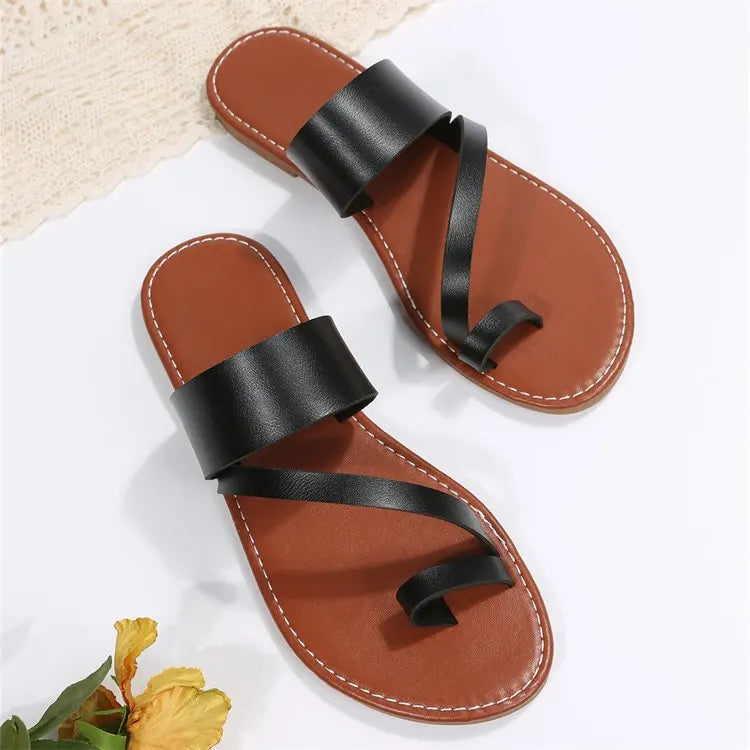 Solenne Shoes™ Minimalist Thong Sandals